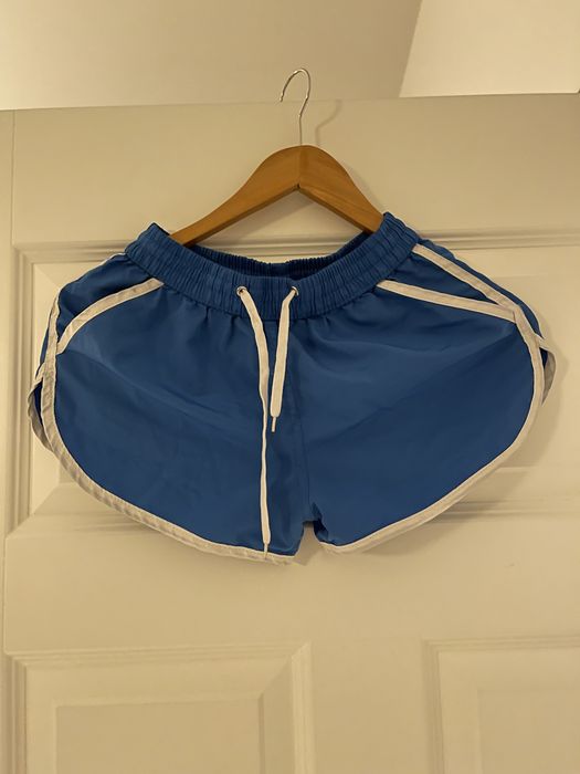 Krótkie spodenki niebieskie sportowe XS
