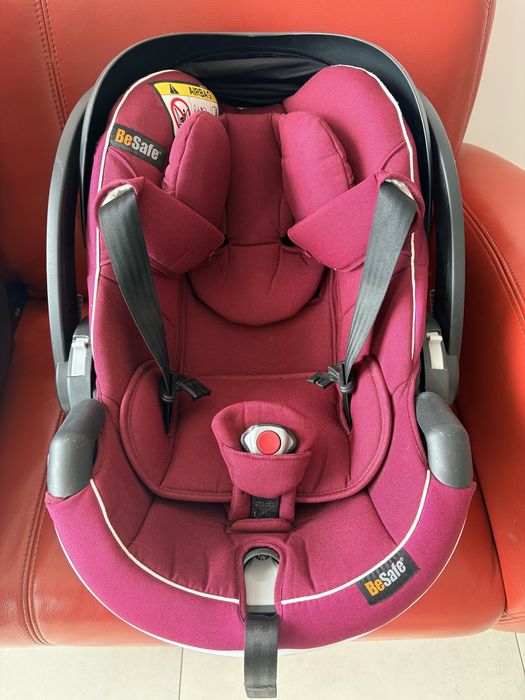 BeSafe 0–4 lata | 2 foteliki + baza ISOFIX + adaptery | komplet