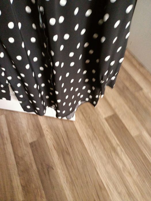 Tunika sukienka koszula w groszki
