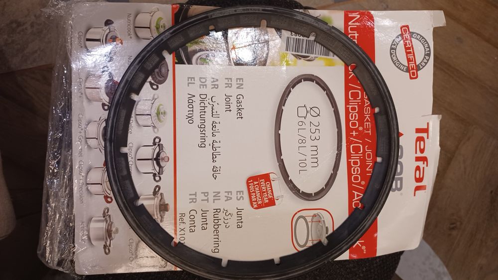 USZCZELKA pokrywy do szybkowaru TEFAL 253mm Clipso  nutricook acticook