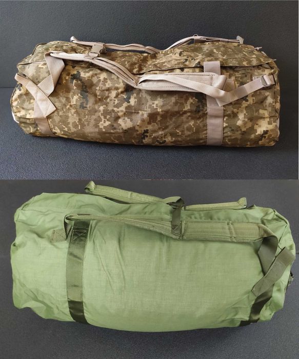 Сумка транспортна індивідуальна олива піксель 100л. Баул 80х40х40см