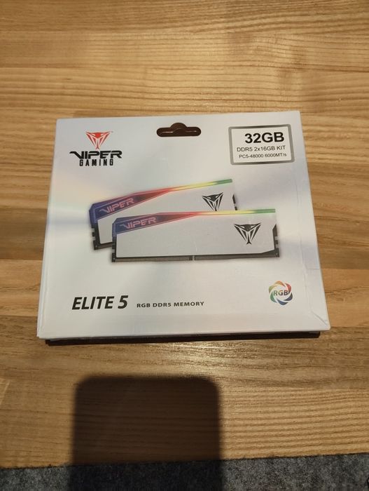 Pamięć RAM 2x16gb cl30 6000Mhz