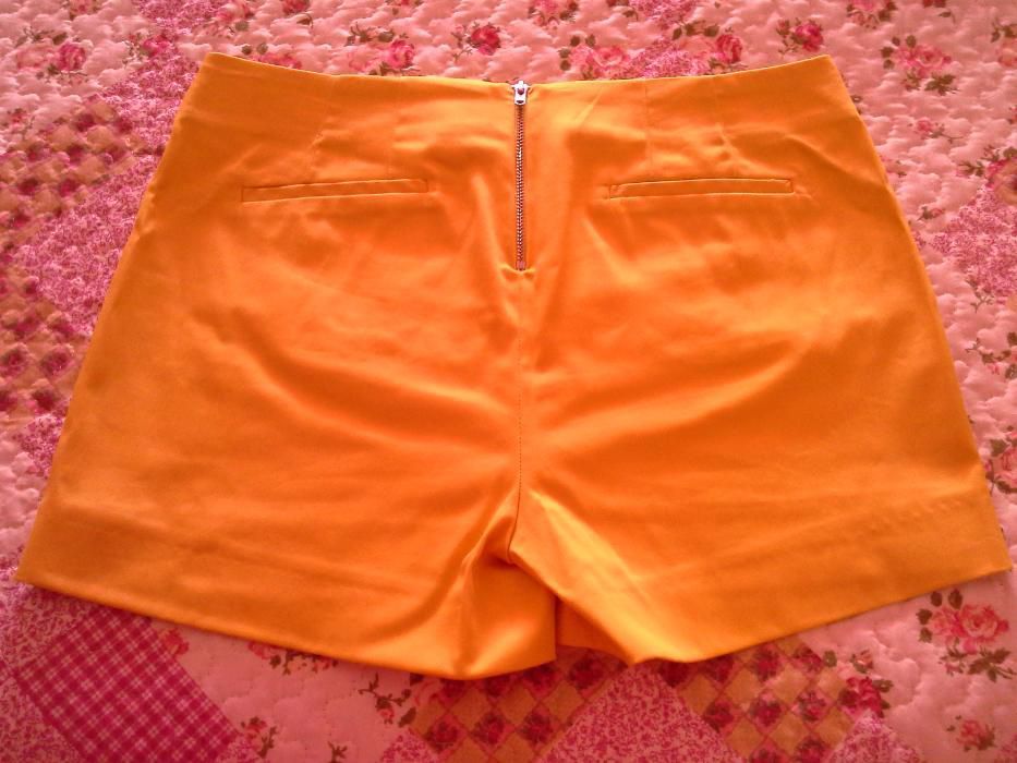 Calções senhora amarelo - Novos