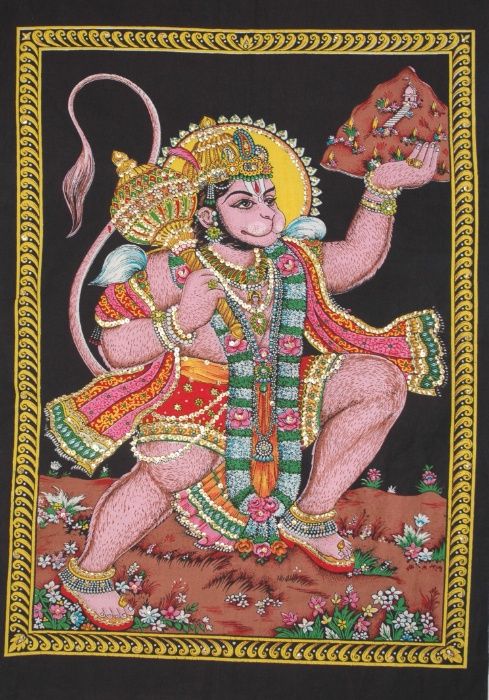 Tela com deuses hindus 80x55 cm (várias imagens)