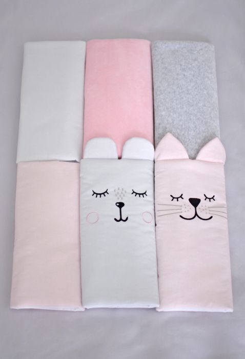 Бампер на дитяче ліжечко  6 шт. від BABY VERES "Дівчинка"