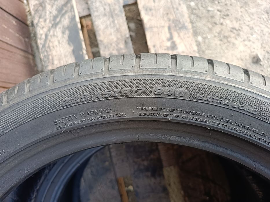 2x opony letnie 225/45r17