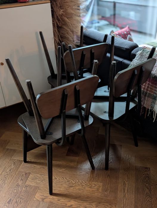 Krzesła 6 sztuk loft