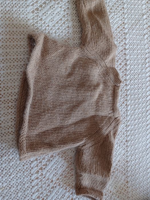 Camisola lã creme 6M