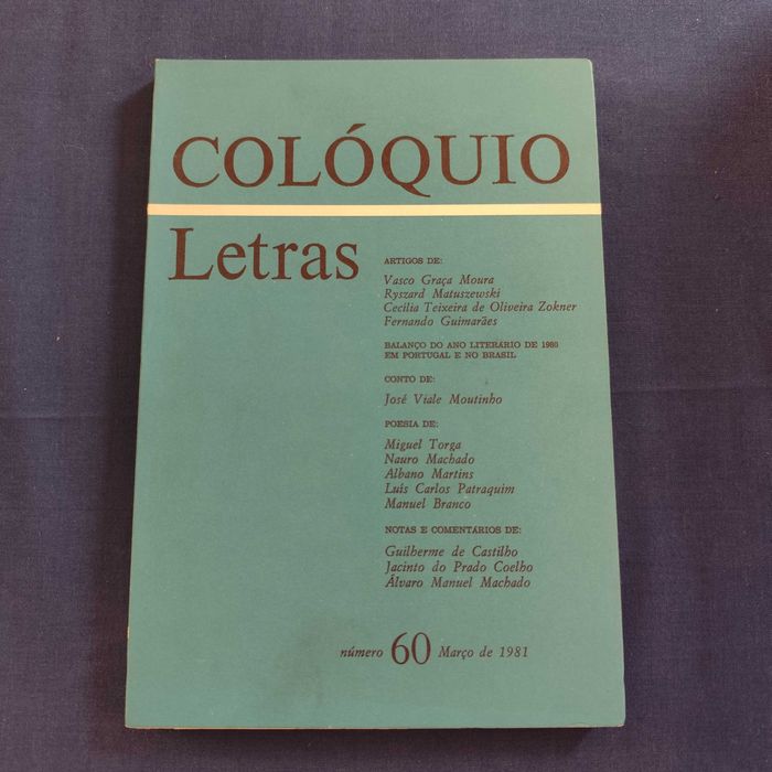 Revista Colóquio Letras 60 - 1981