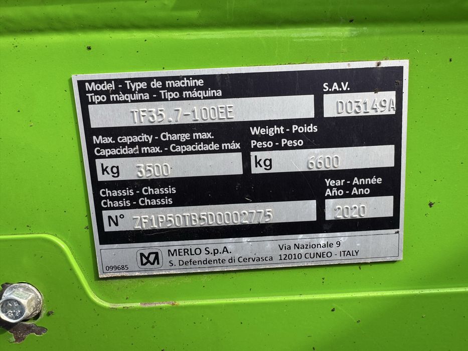 Merlo TF35.7 навантажувач телескопічний