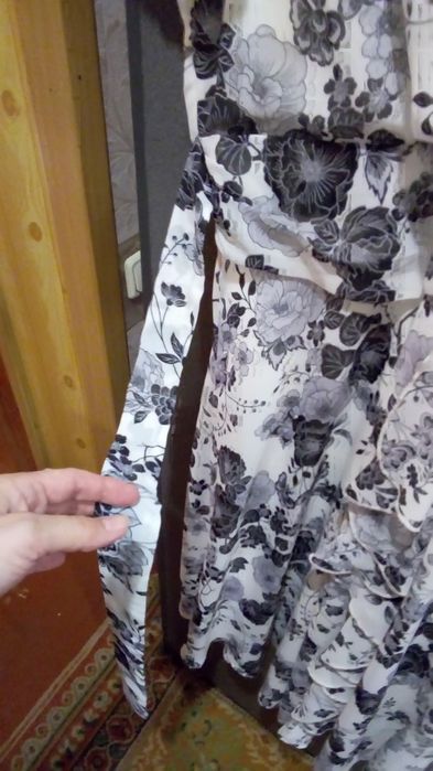 Нарядна шифонова сукня батал шифоновое платье