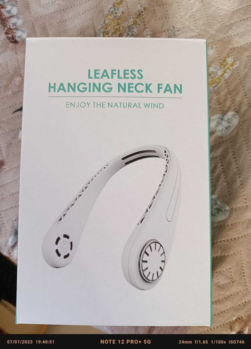 Ventoinha de Pescoço Portatil NOVO