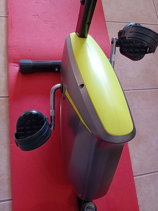 Bicicleta ginásio, magnética reclinada com medição pulso.