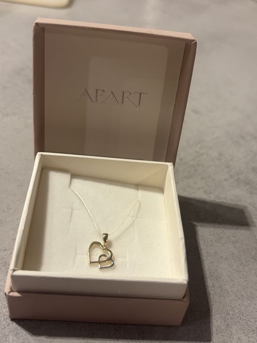 Apart zawieszka Love Love złote serca   Z-563.02 585 nowa z metka