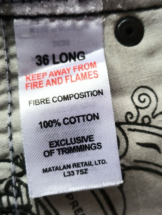 Джинсы EASY 36/34  100% хлопок Англия