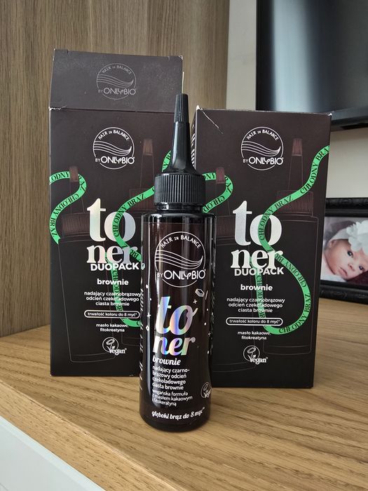 Only bio brownie toner do włosów 4 buteleczki
