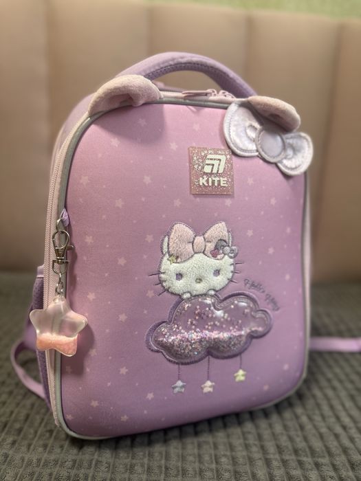 Оригінальний рюкзак Kite,  Hello Kitty, каркасний для дівчаток