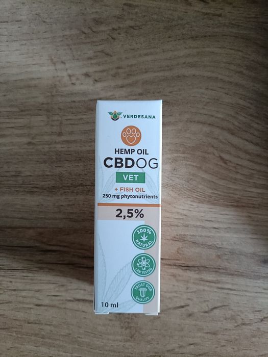 Verdesana CBDOG 2.5% olej konopny dla psów