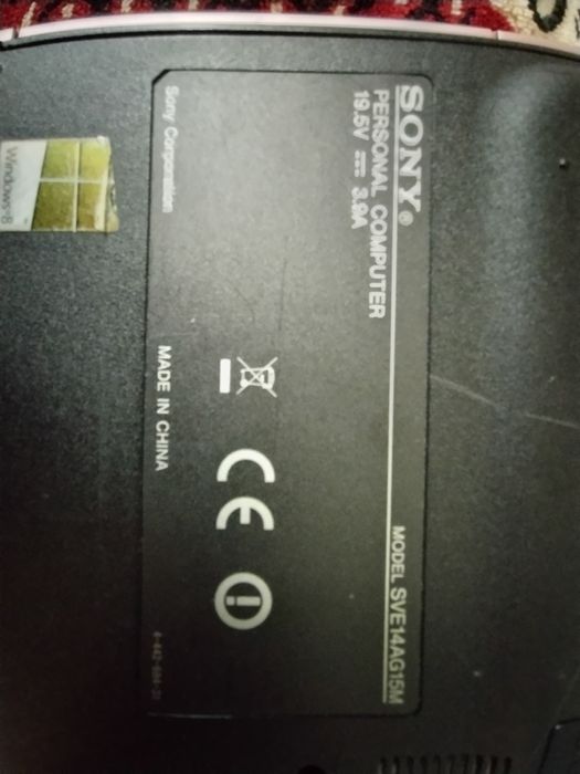 Ноутбук Sony Vaio SVE14AG15M на запчастини