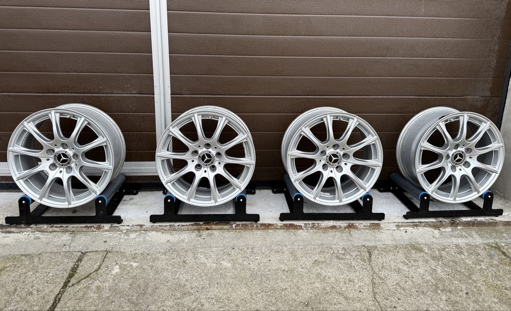 4x felgi aluminiowe 5x112 r16 et38 6,5J Alufelgi 16” Mercedes czujniki
