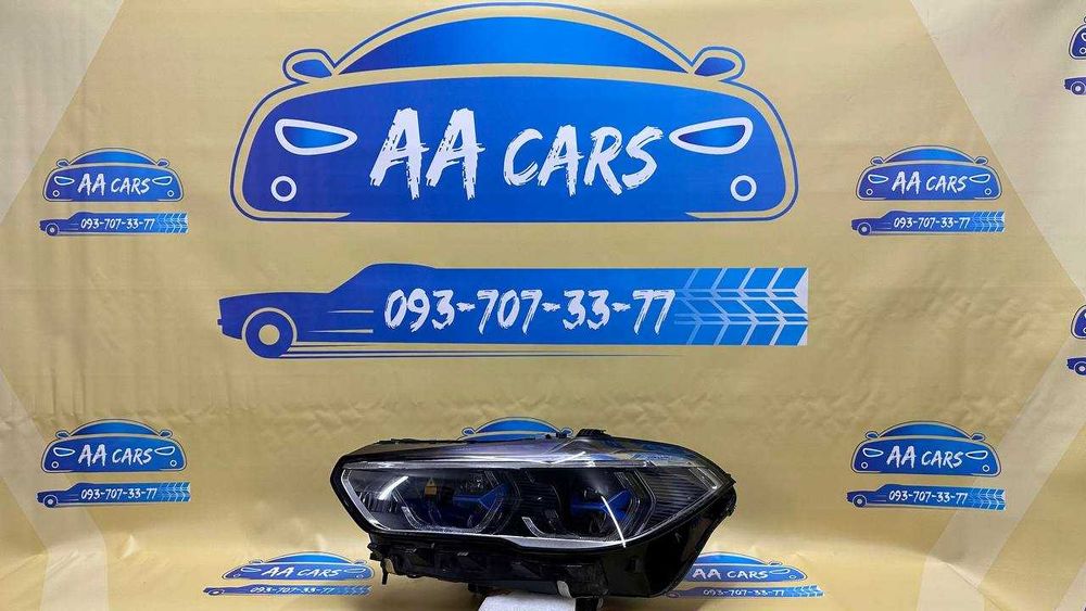 Ліва Левая Американьска Фара Фары Фари BMW X5 G05 Laser X6 G06 USA