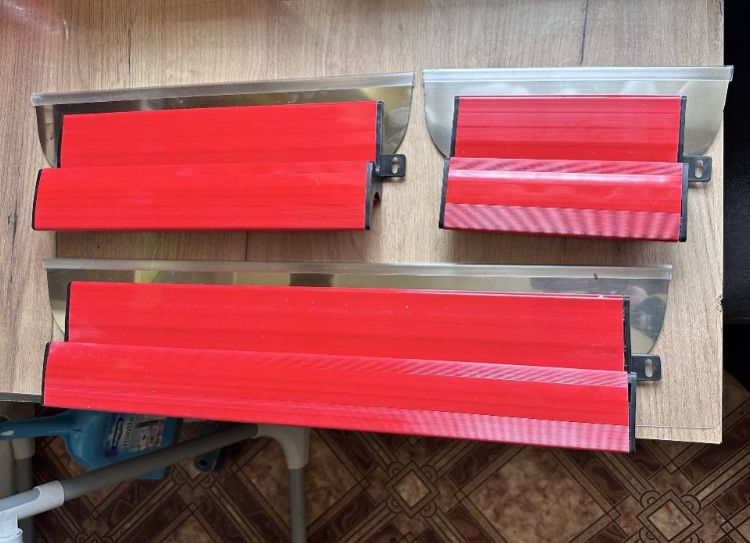 3 noże szpatle do gładzi