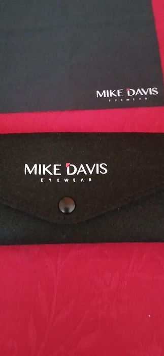 Bolsa de tecido para óculos Mike Davis, nova