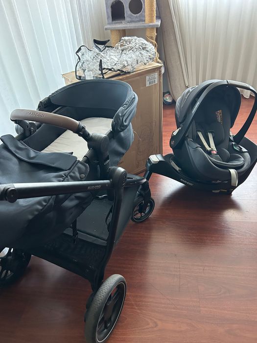 Conjunto Maxi-Cosi Zelia³ + Pebble 360 Pro² + Base ISOFIX 360º