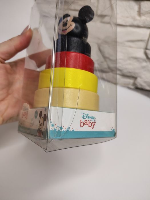 Дитяча розвиваюча піраміда іграшка Міккі Disney