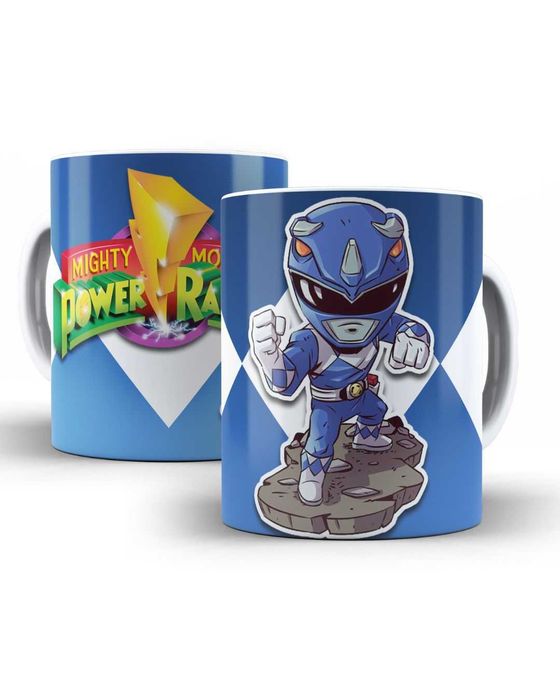 Caneca Power Rangers - Coleção Nostalgia