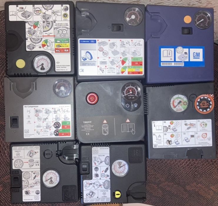 Продам автокомпрессор и комплекты с герметиком в сумке оригинал