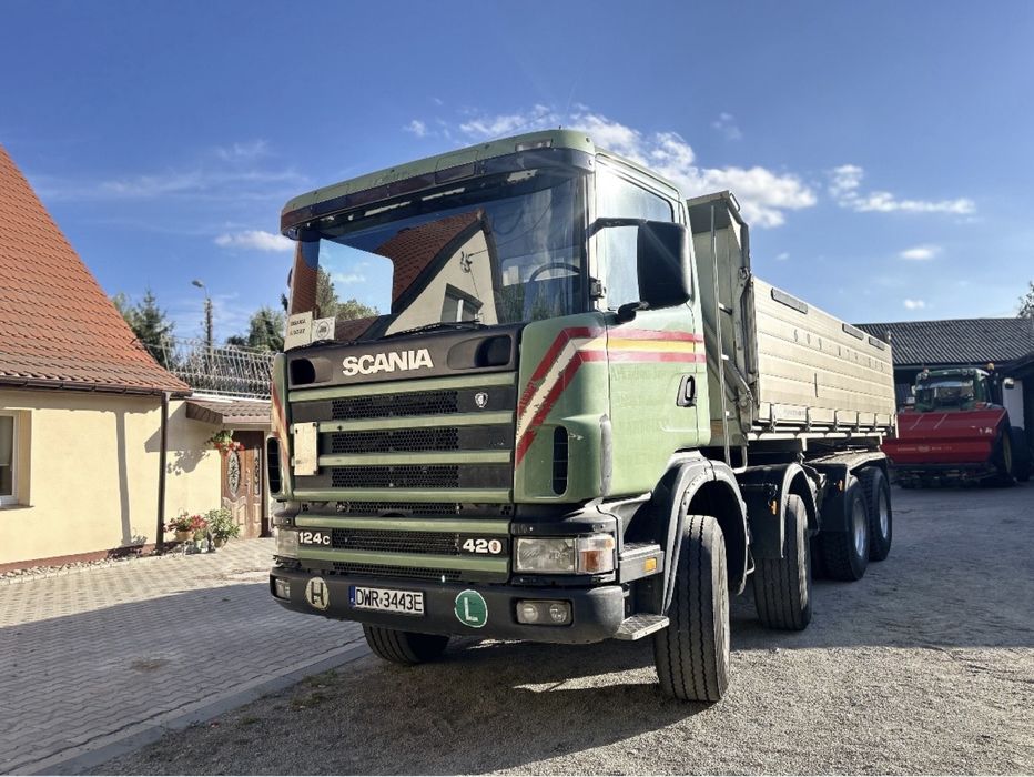 Scania  8x4 trójstronny kiper
