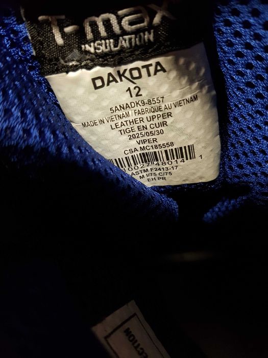 Buty robocze DAKOTA rozm 45 wkł 30 cm