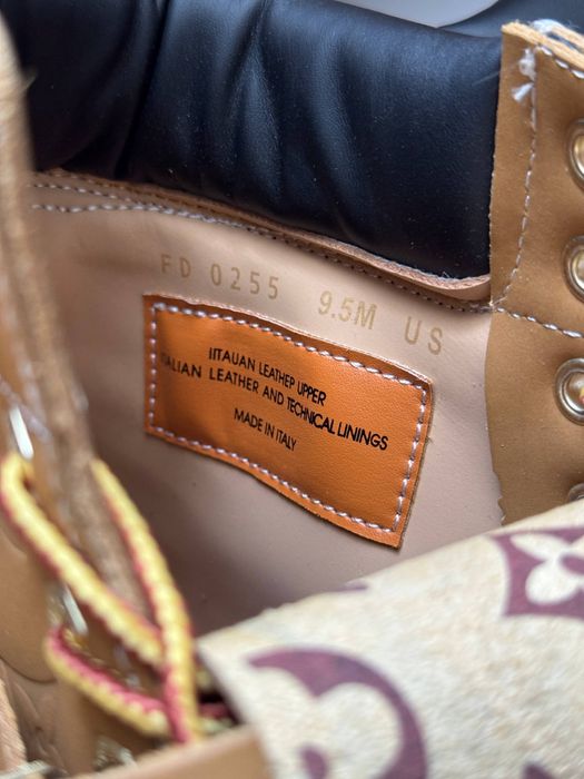 Черевики Timberlands x Louis Vuitton Зимові