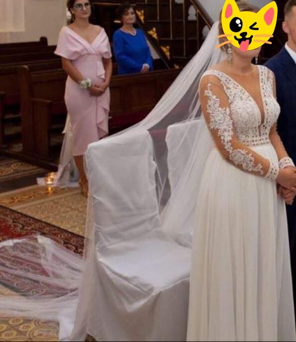 Suknia ślubna + welon Chris Visual