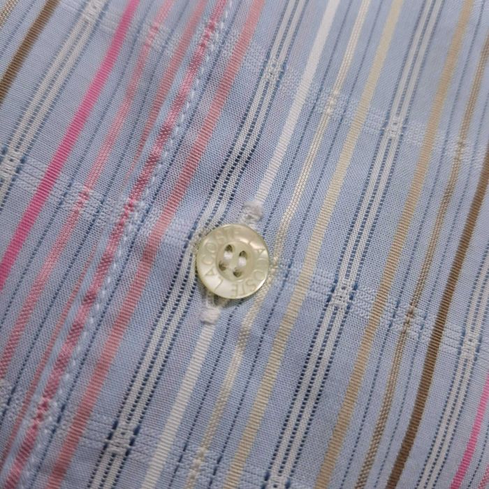 Lacoste oryginalna koszula męska r. 44 ( XL ) bawełna w paski krokodyl