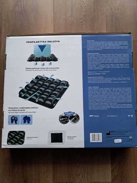 Nowa Poduszka Przeciwodleżynowa Pneumatyczna ArMedical Prevent Premium