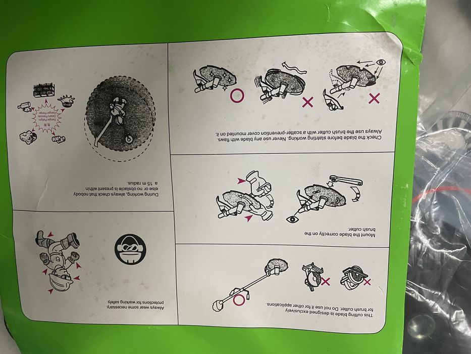 Acessorios de maquina de cortar ervas