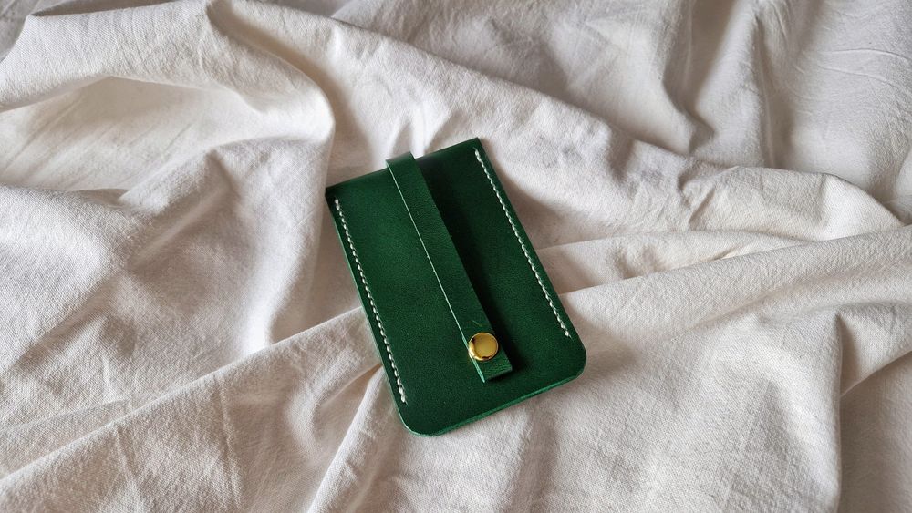 Ręcznie szyte etui na klucze | Ekskluzywna włoska skóra | Prezent