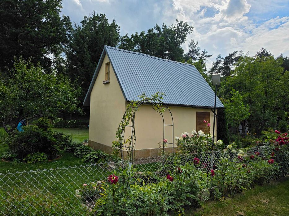 Działka ROD „Przy Skansenie” 450m² Radom | Taras, murowany domek, własne WC
