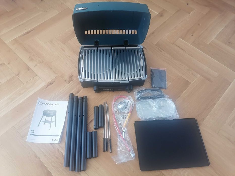 Grill gazowy Enders Explorer Next Pro mobilny kompaktowy 3w1 4,4 kW