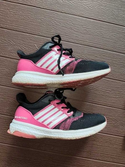 Czarno różowe buty sportowe adidasy damskie/dziewczęce rozmiar 36