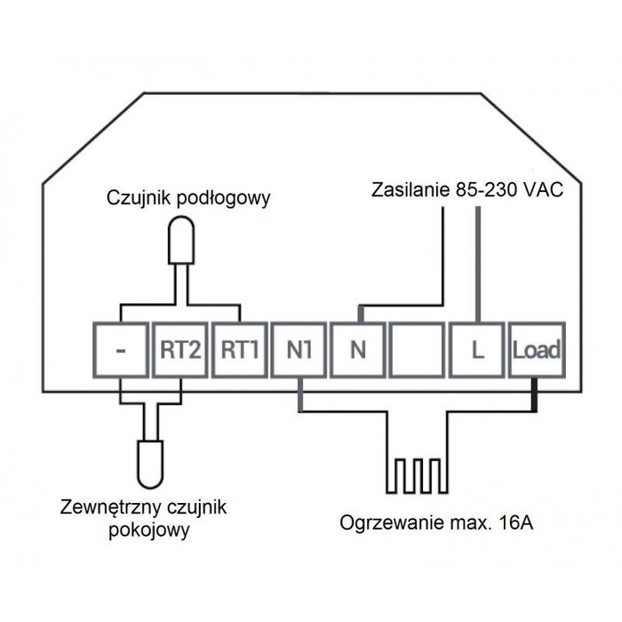 Termostat MC6 ogrzewanie