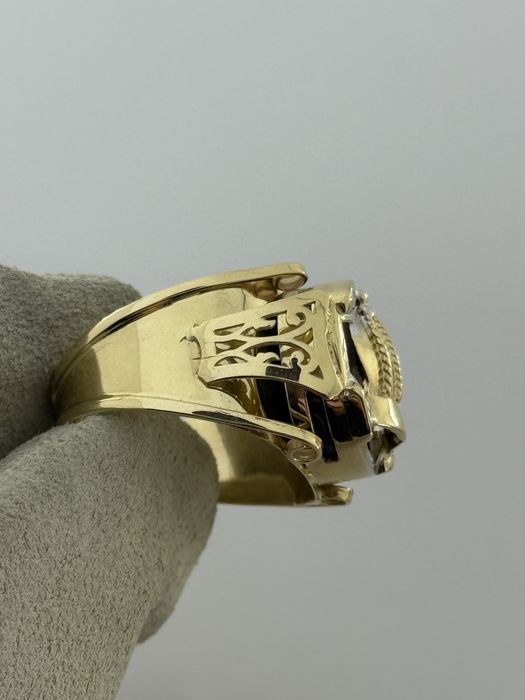 Złoty sygnet męski, Próba 585. Nowy (9102)