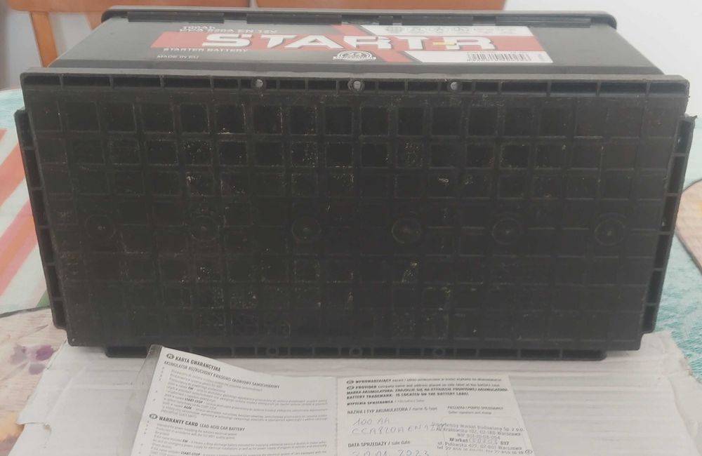Акамуляторна батарея STARTER 12V100Ah CCA 820A