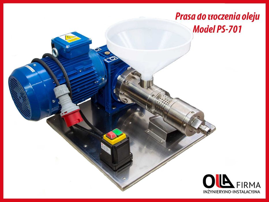 Prasa do tłoczenia oleju na zimno, tłocznia PS-750