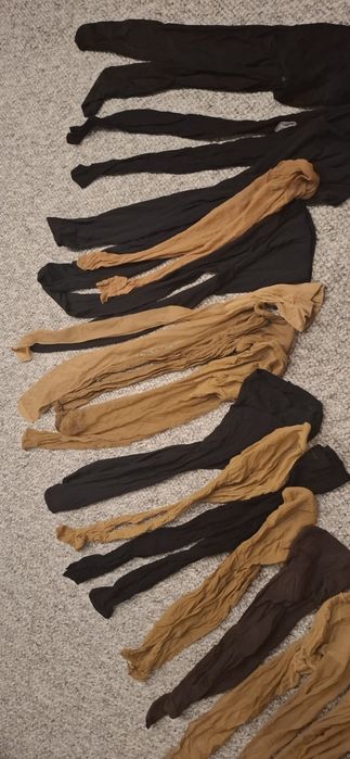 Rajstopy 18 sztuk jak nowe mix rozmiar S 36