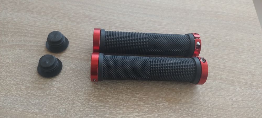 Gripy do roweru MTB/BMX czerwone