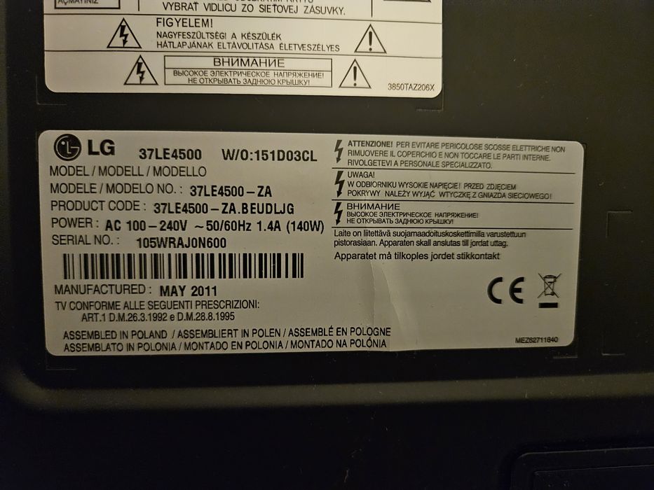 Telewizor LG 37LE4500