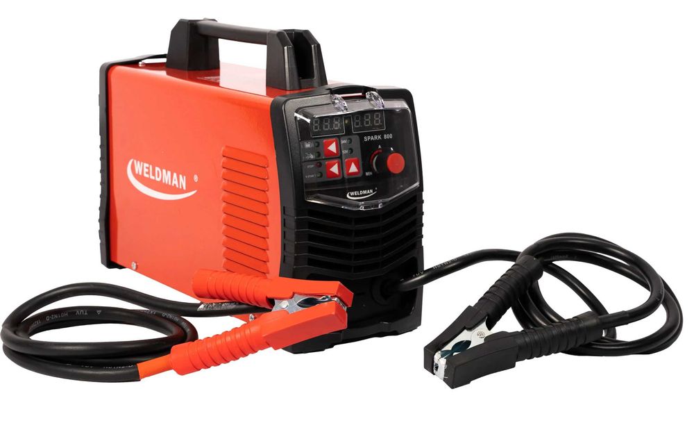 Prostownik z rozruchem Weldman SPARK 800A 12-24V BARDZO MOCNY